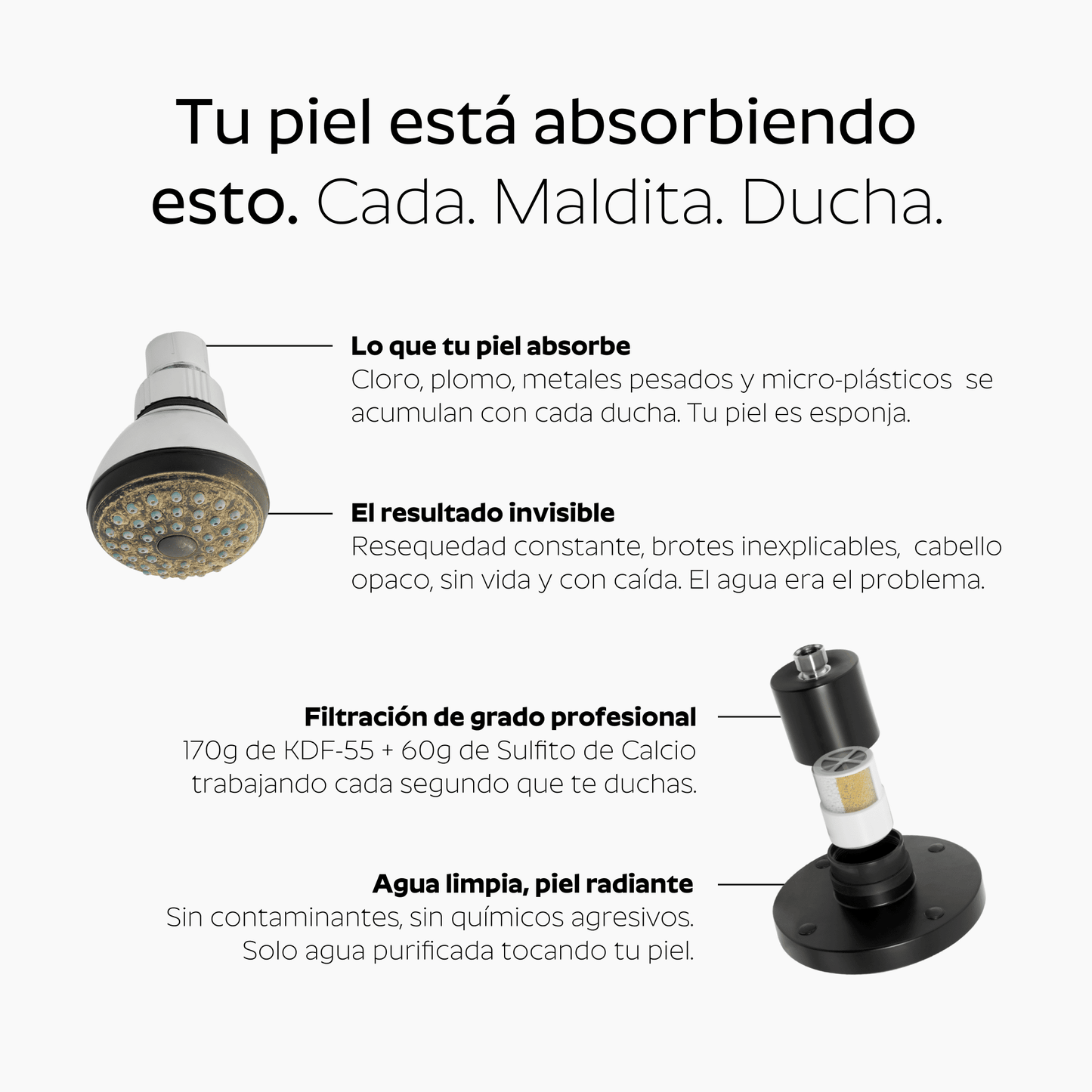 Ducha Purificadora Aguacero