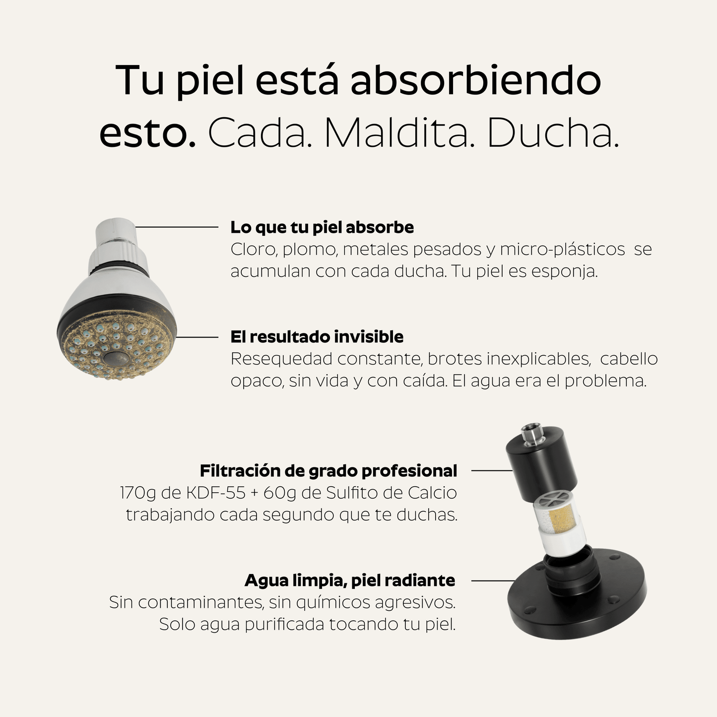 Ducha Purificadora Aguacero