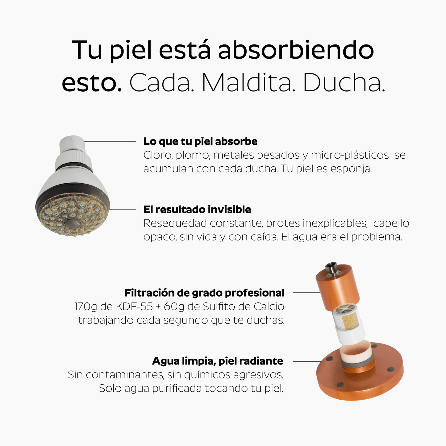 Ducha Purificadora Aguacero