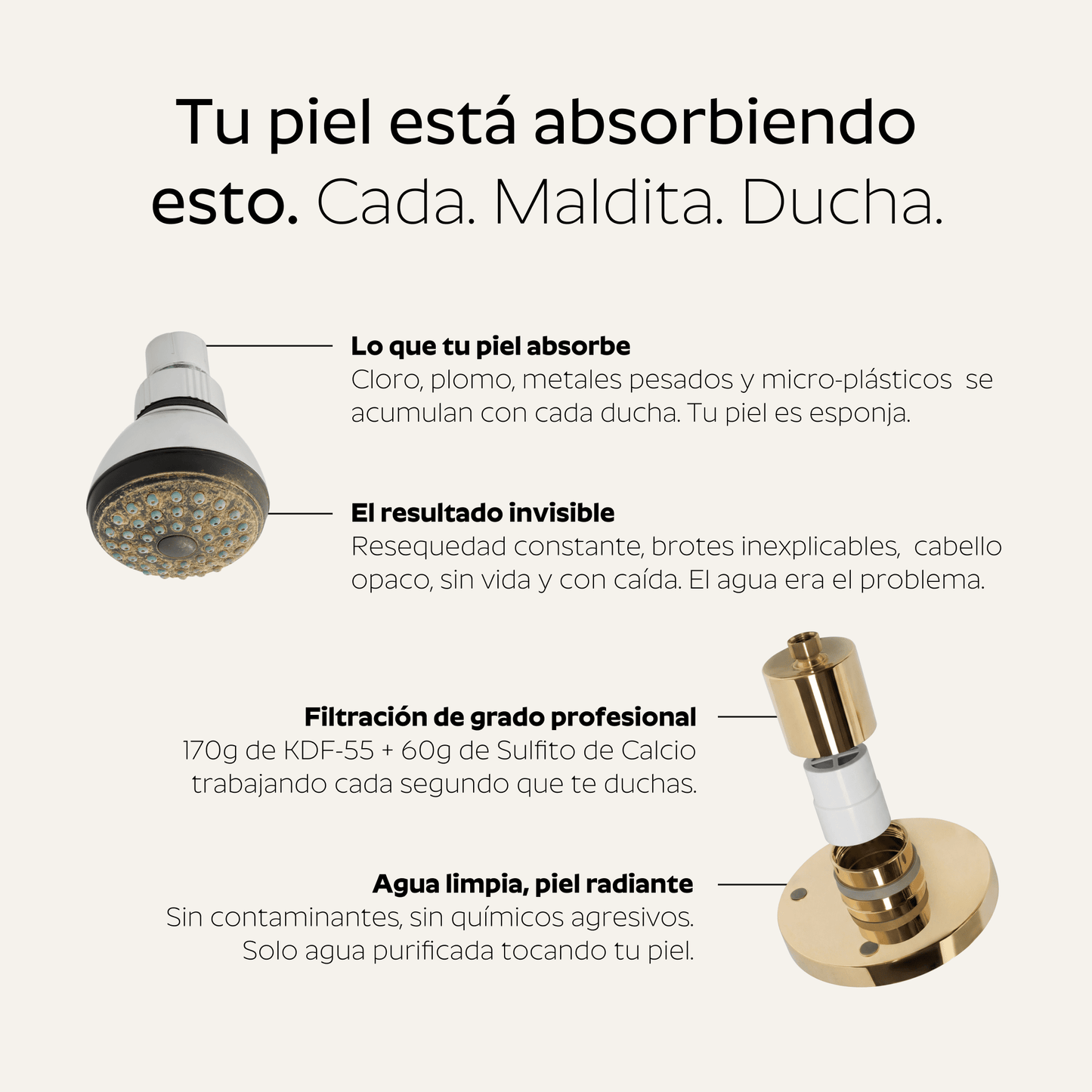 Ducha Purificadora Aguacero
