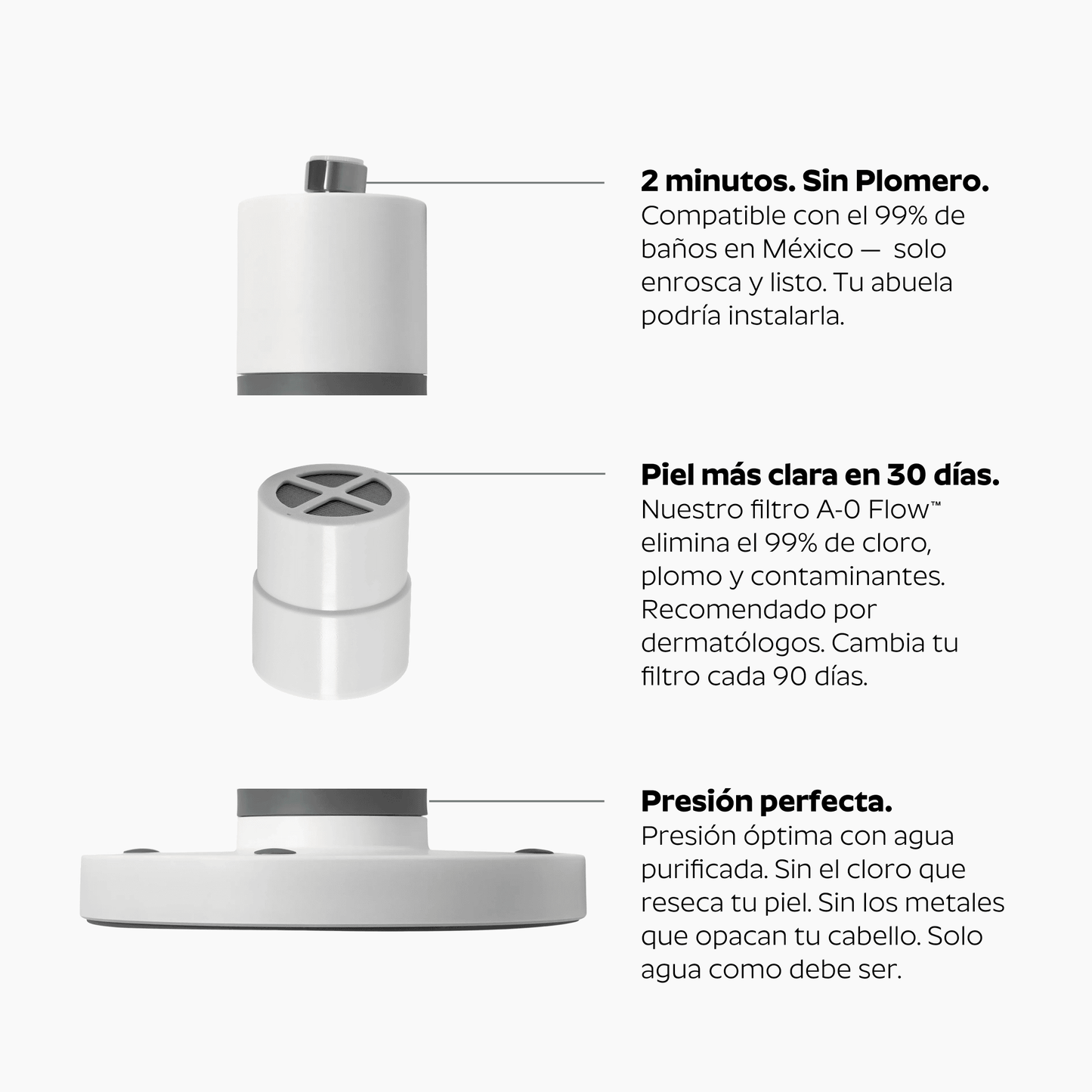 Ducha Purificadora Aguacero