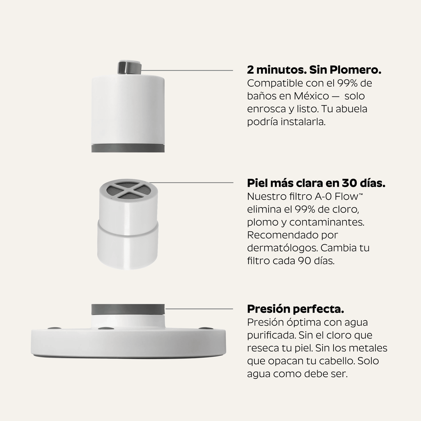 Ducha Purificadora Aguacero