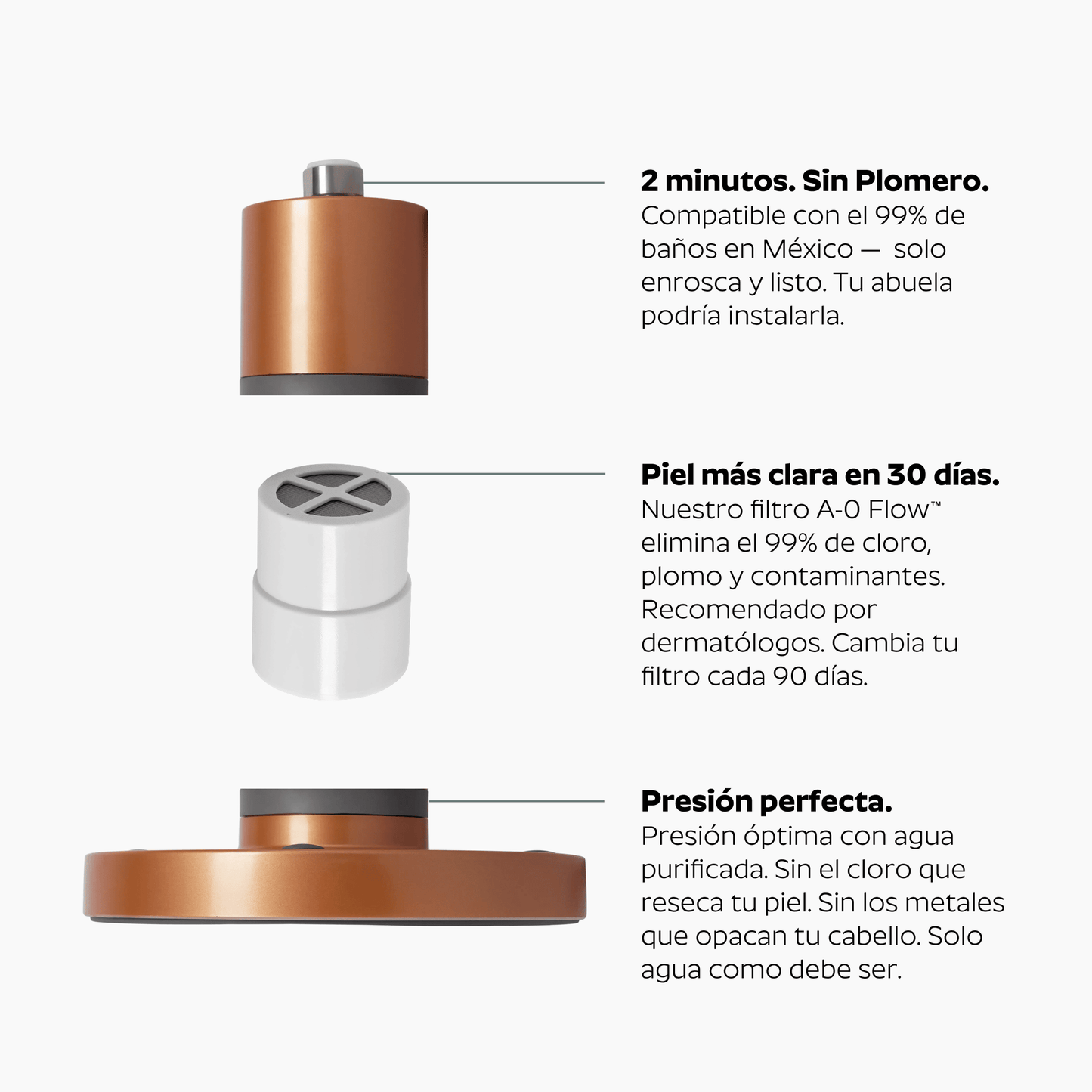 Ducha Purificadora Aguacero