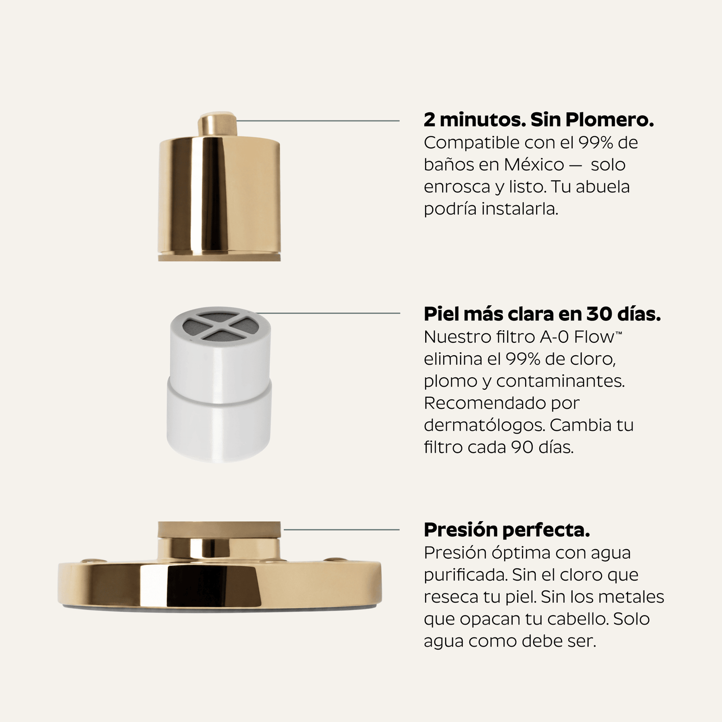 Ducha Purificadora Aguacero