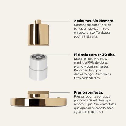 Ducha Purificadora Aguacero