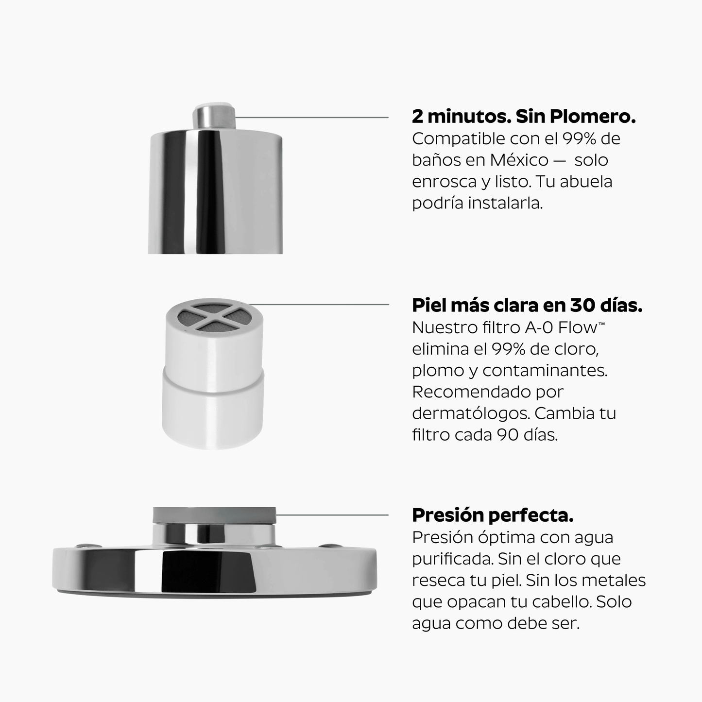 Ducha Purificadora Aguacero