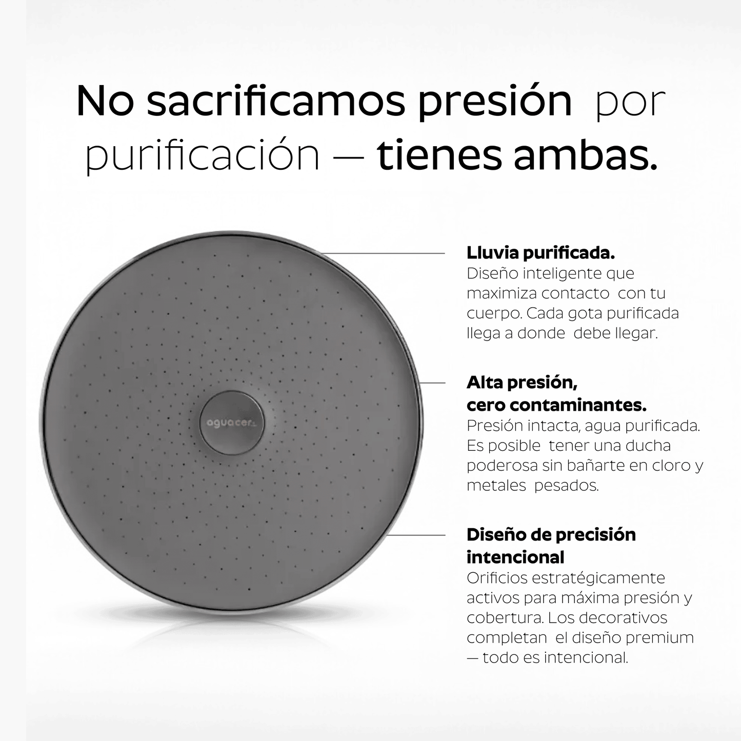 Ducha Purificadora Aguacero