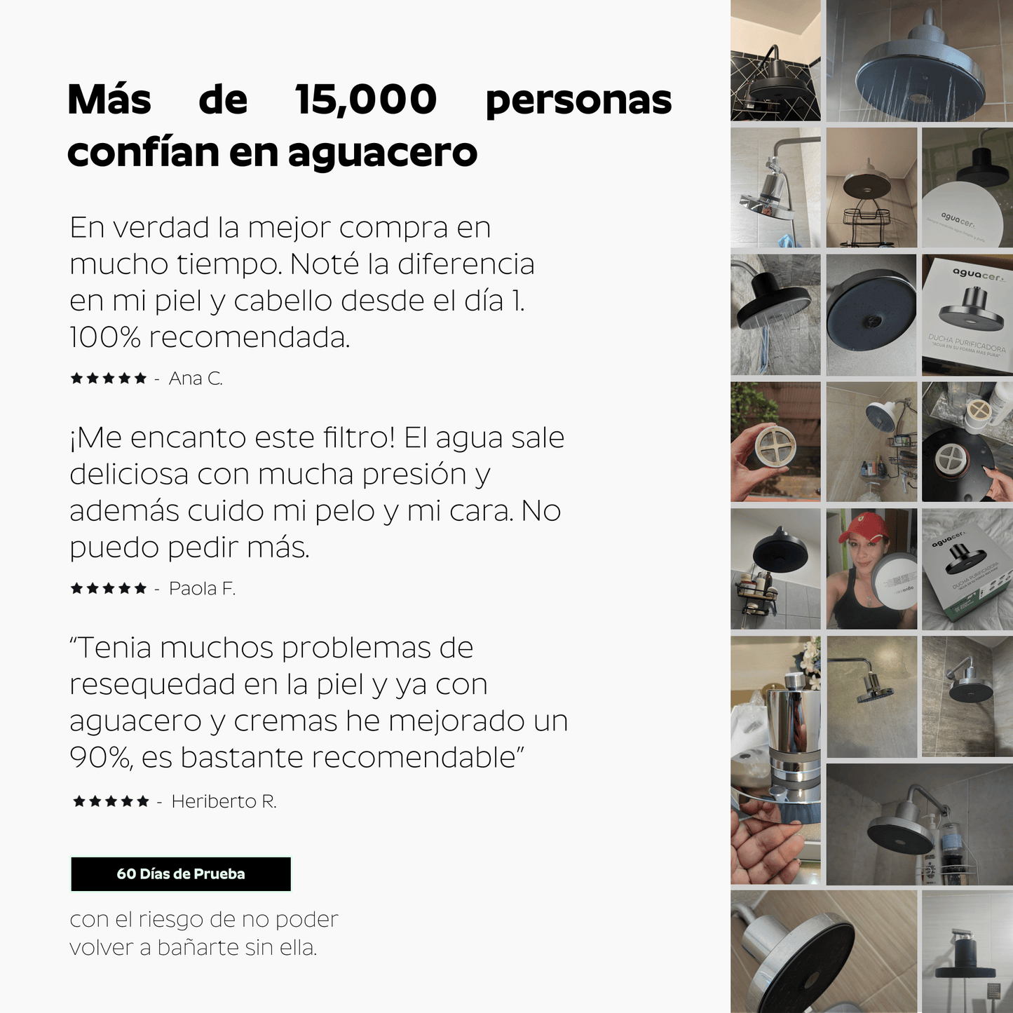 Ducha Purificadora Aguacero