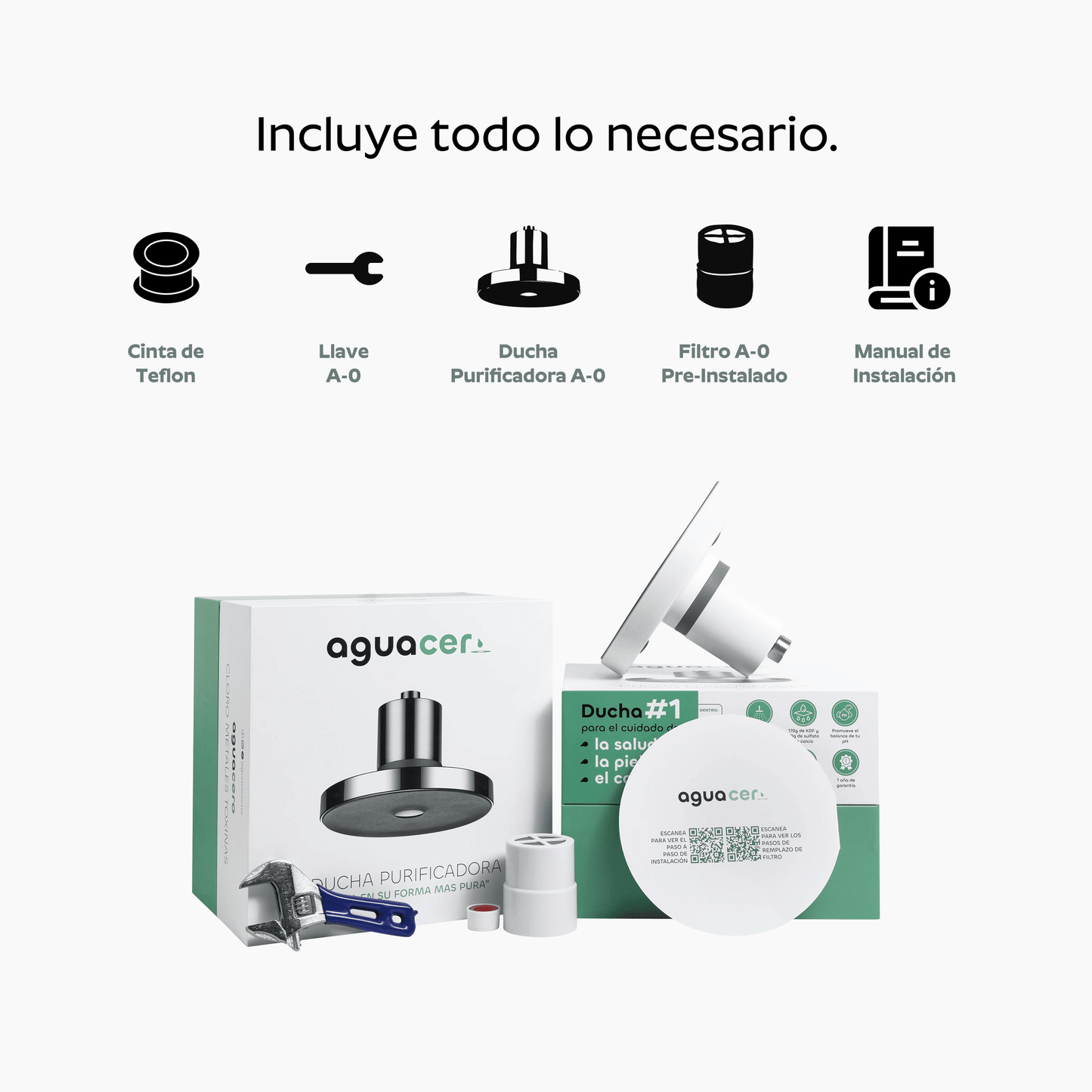 Ducha Purificadora Aguacero