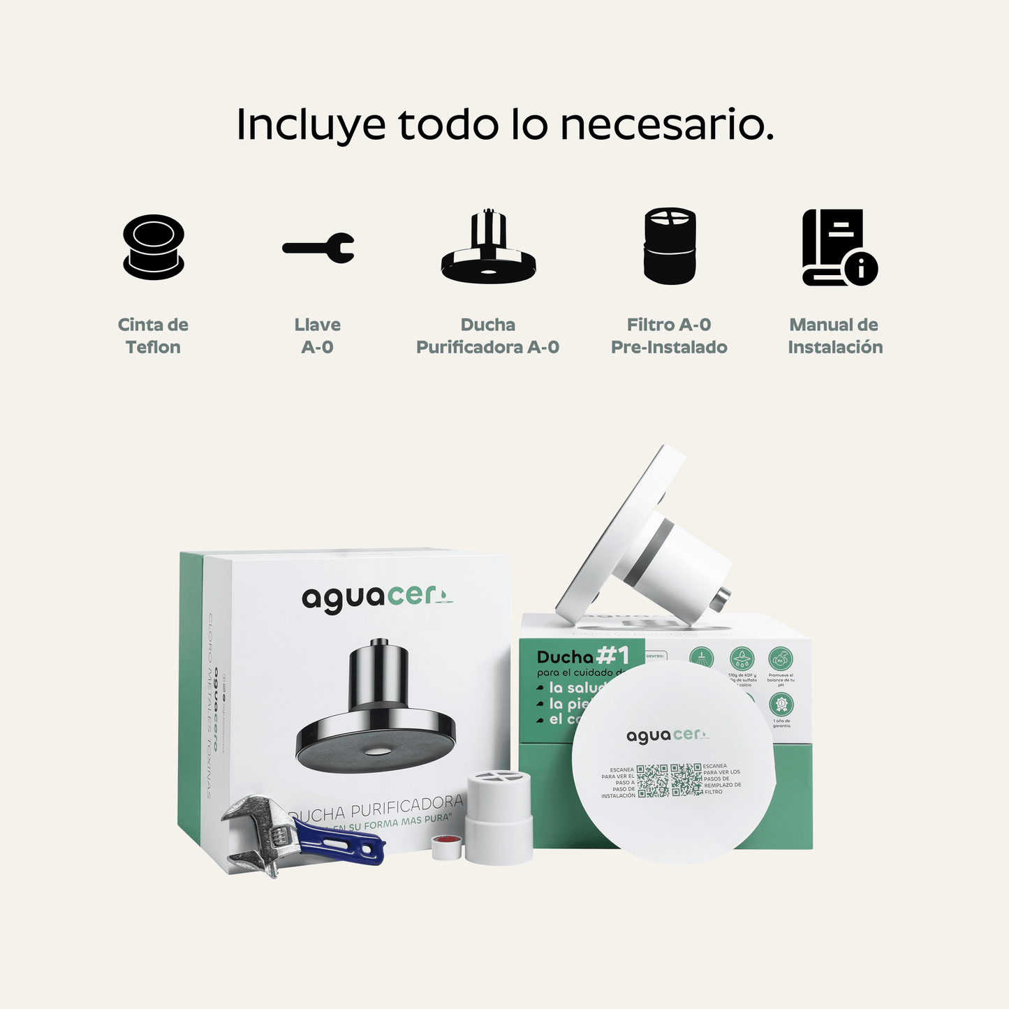 Ducha Purificadora Aguacero