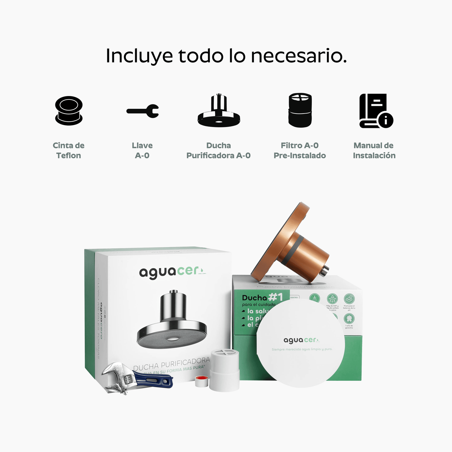 Ducha Purificadora Aguacero