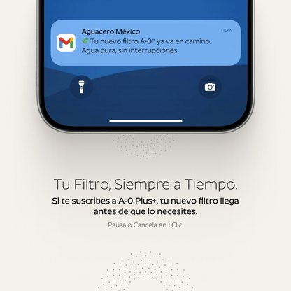 Ducha Purificadora Aguacero