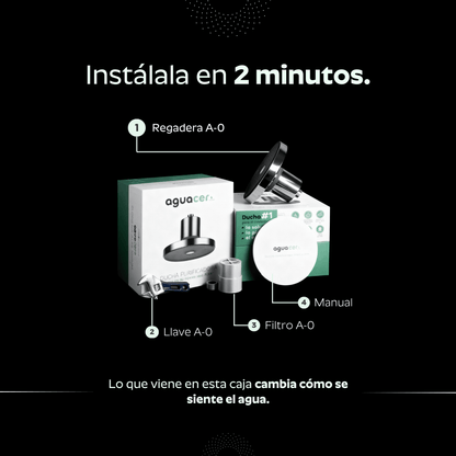 Ducha Purificadora Aguacero