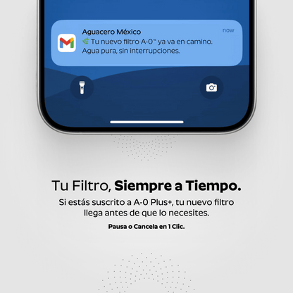 Ducha Purificadora Aguacero